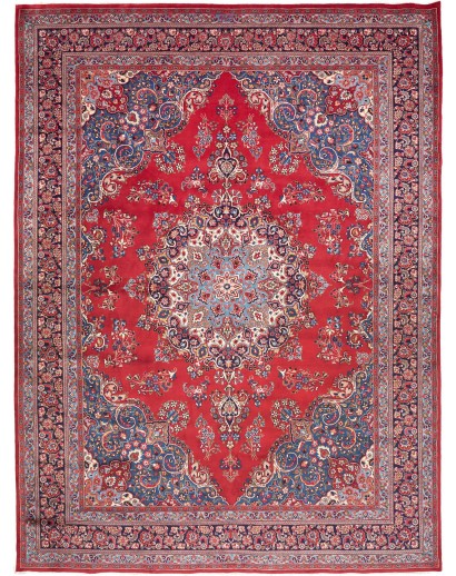 Tappeto Sabzevar Persia marrone grigio 296x390