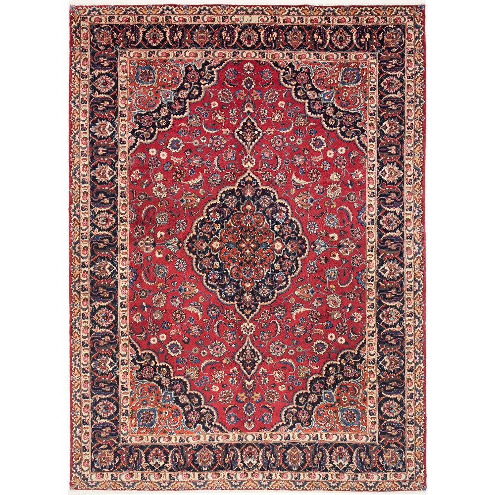 Tappeto Mashad Persia marrone grigio 240x332