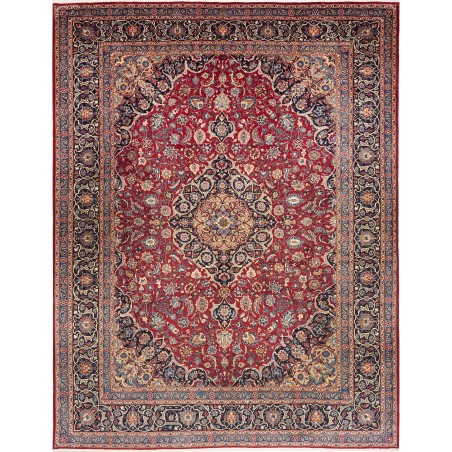Tappeto Mashad Persia marrone grigio 290x380