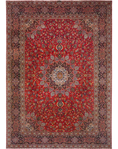 Tappeto Ardakan Persia marrone blu 288x410
