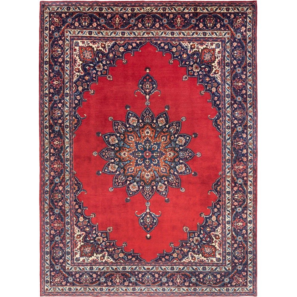 Tappeto Mashad Persia marrone giallo 250x337