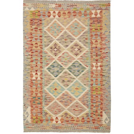 Tappeto Kilim Afghanistan marrone 100x149