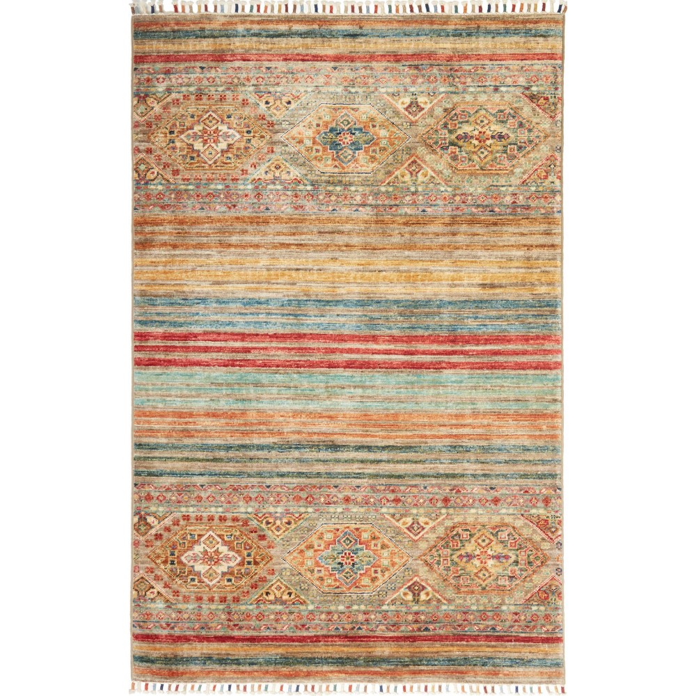 Tappeto Rubin Pakistan marrone bianco 99x154