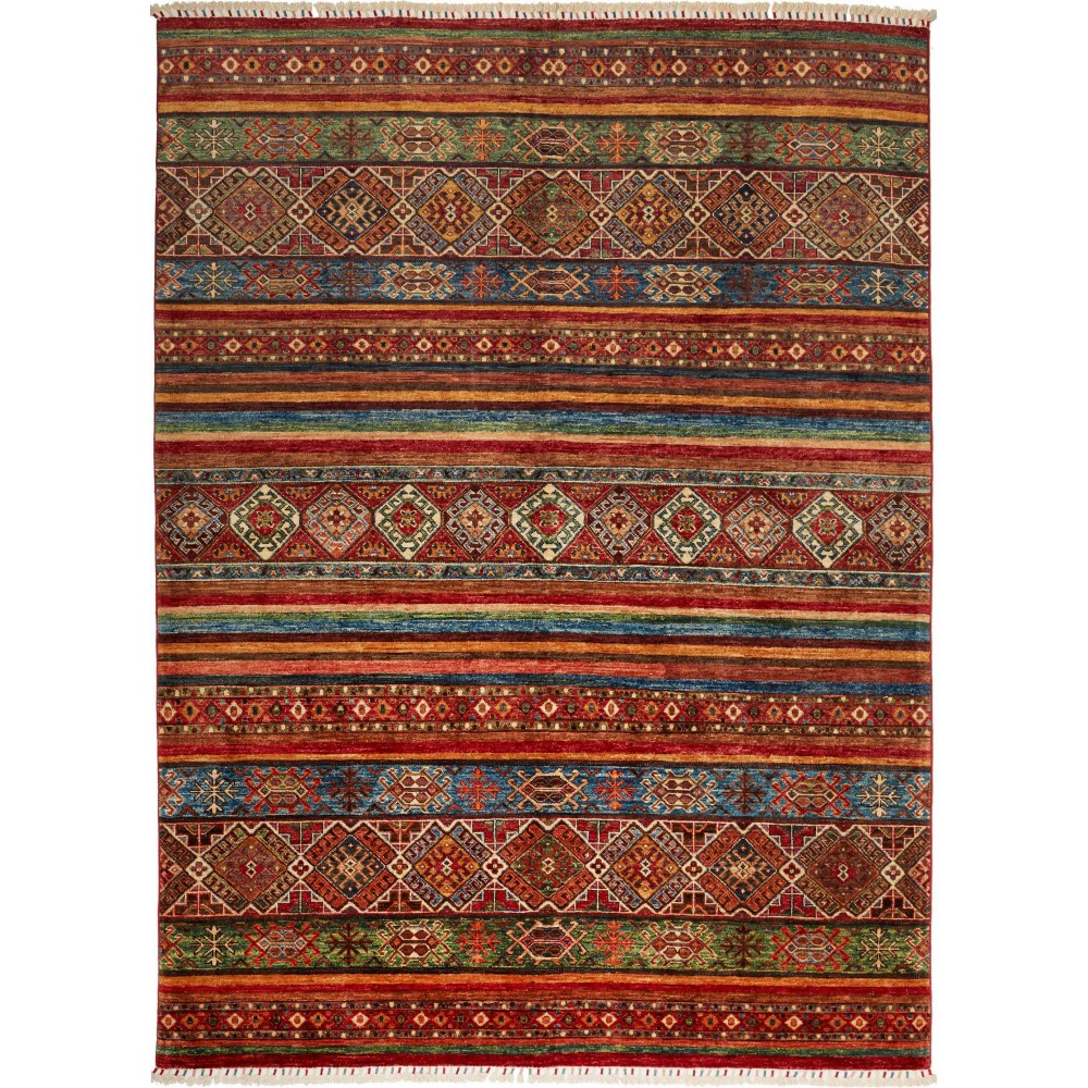 Tappeto Samarkand Pakistan marrone arancione 178x246