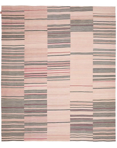 Tappeto Kilim Persia bianco giallo 252x300