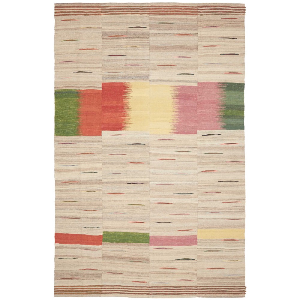 Tappeto Kilim Persia beige azzurro 207x324