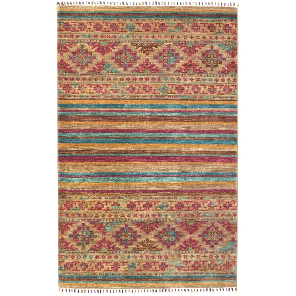 Tappeto Samarkand Pakistan marrone 101x161