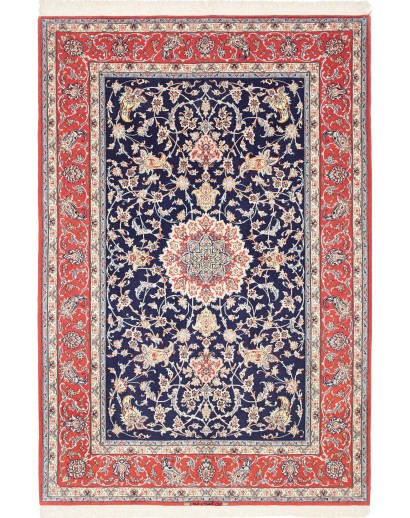 Tappeto Isfahan Persia grigio marrone 157x232