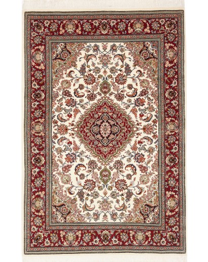 Tappeto Ilaam Persia bianco marrone 106x158