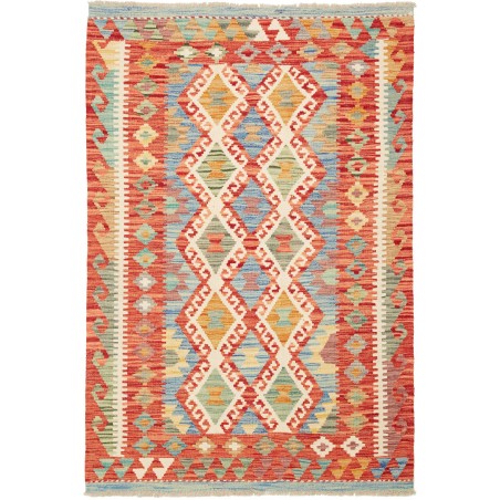 Tappeto Kilim Afghanistan marrone 107x155