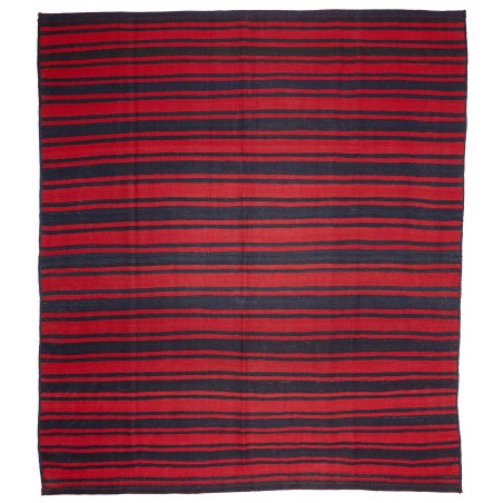 Tappeto Kilim Vintage Persia grigio rosso 276x292