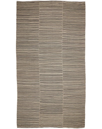 Tappeto Kilim Mazandaran Vintage Persia beige giallo 221x418