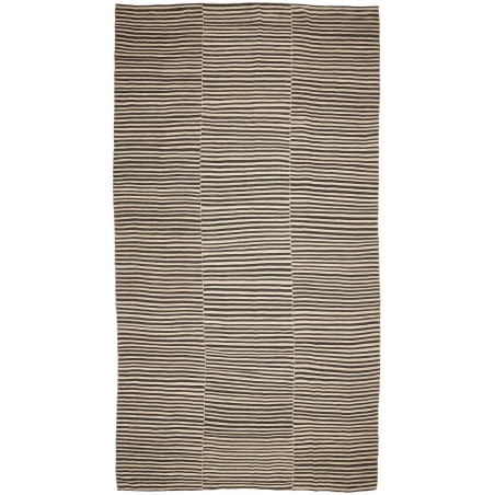 Tappeto Kilim Mazandaran Vintage Persia beige giallo 221x418