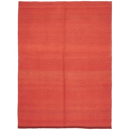 Tappeto Kilim Plain Persia rosso 151x205