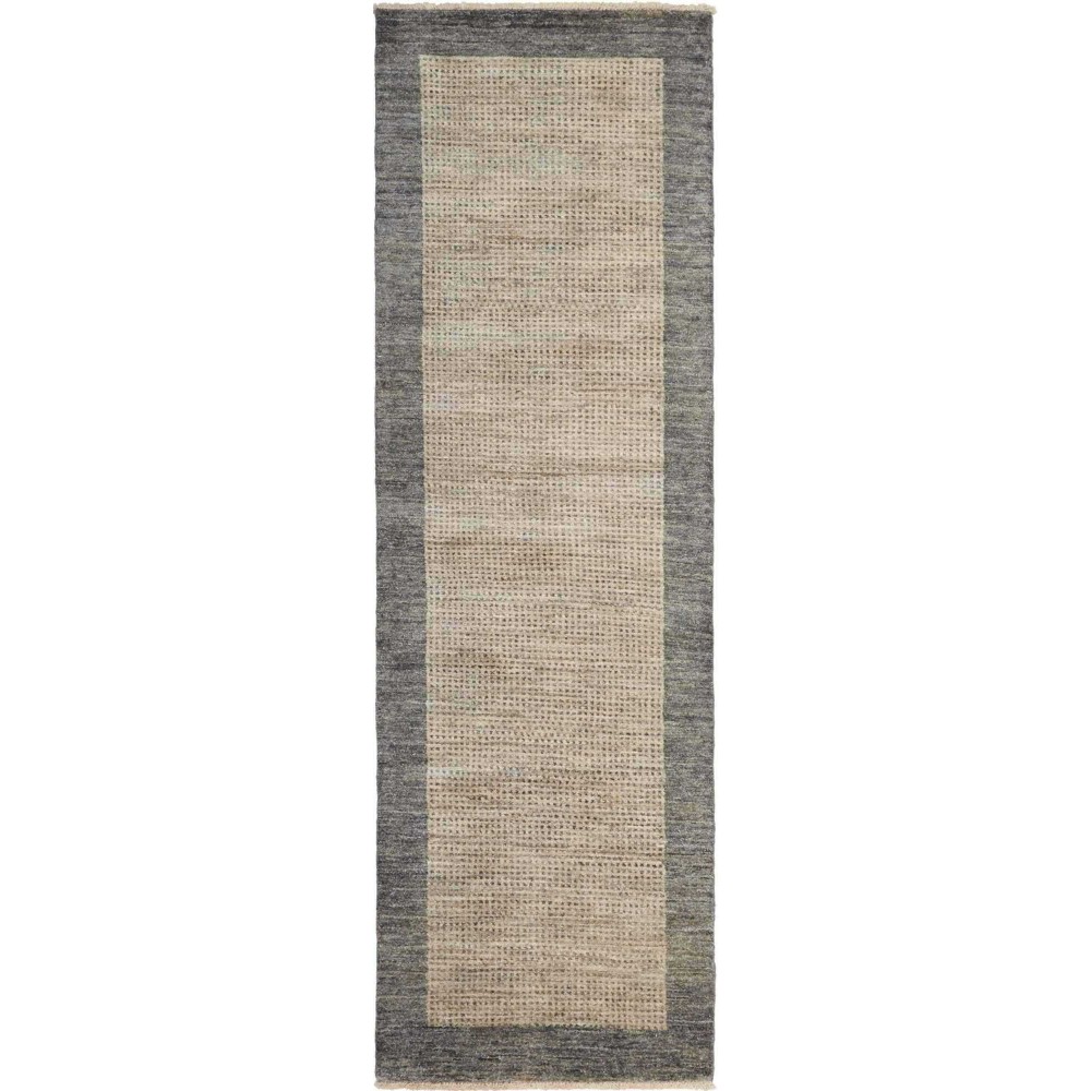 Tappeto Shayan Pakistan marrone grigio 79x299