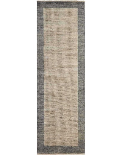 Tappeto Shayan Pakistan marrone grigio 79x202