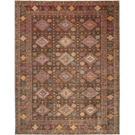 Tappeto Kazak Fine Pakistan azzurro marrone 241x313