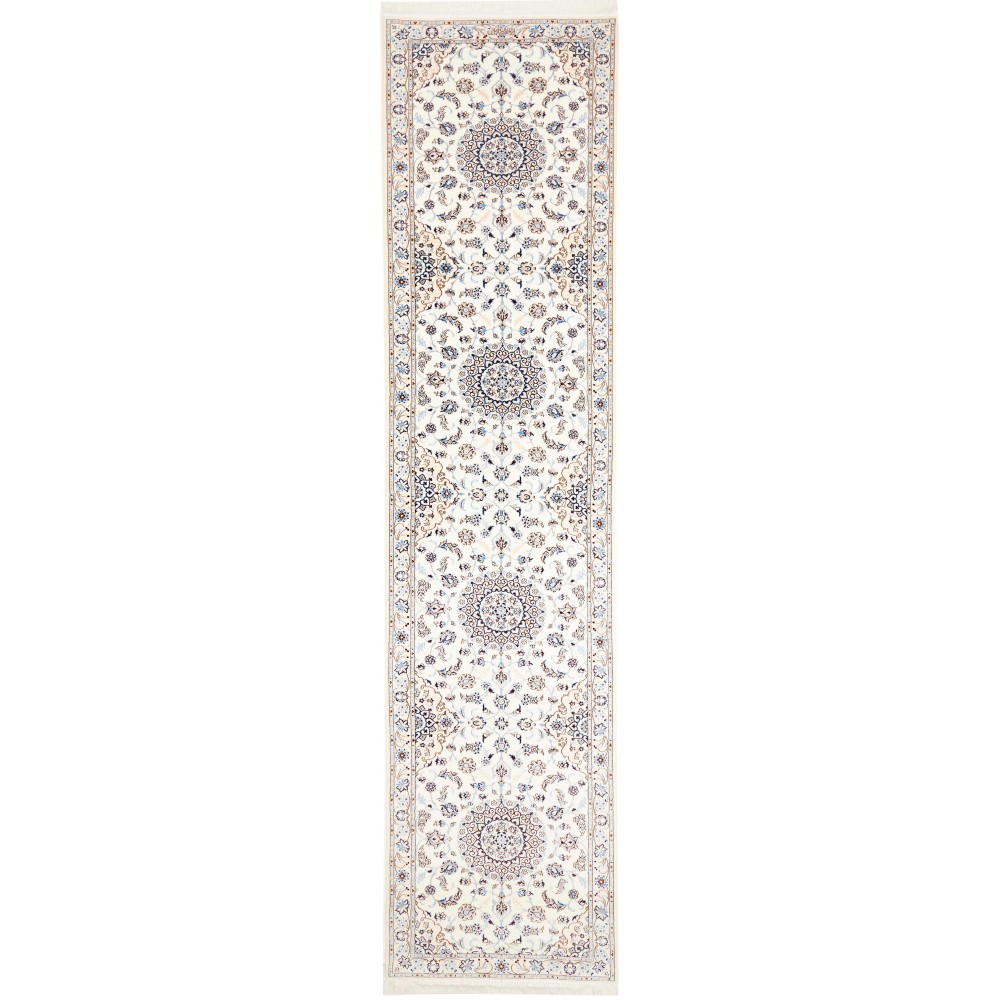 Tappeto Nain 6La Persia beige grigio 85x400