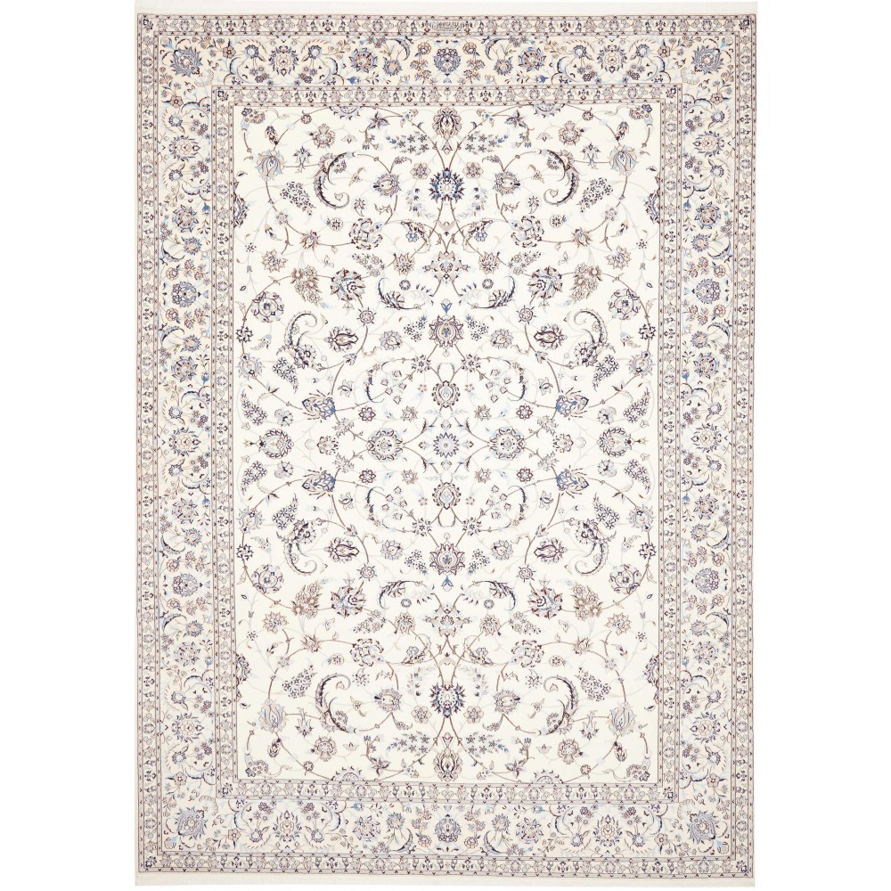 Tappeto Nain 6La Persia bianco marrone 258x359