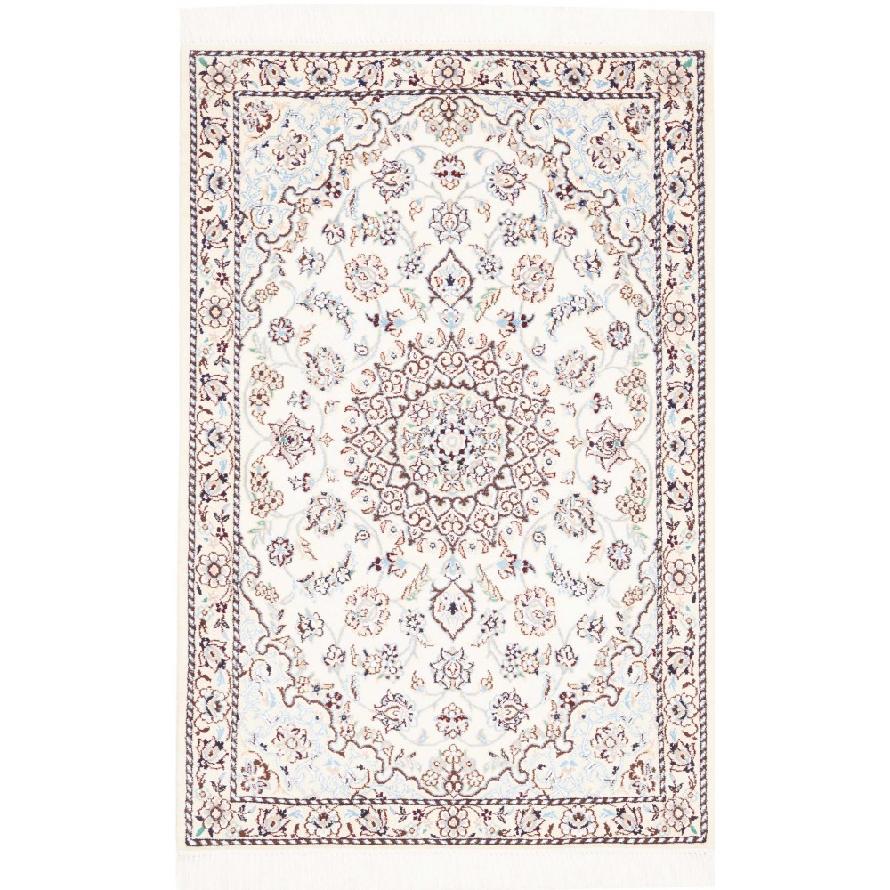 Tappeto Nain 9La Persia beige verde 81x125