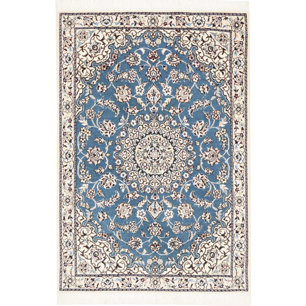 Tappeto Nain 9La Persia grigio azzurro 80x117