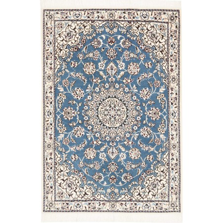 Tappeto Nain 9La Persia grigio azzurro 80x117