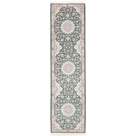 Tappeto Nain 9La Persia bianco azzurro 80x303