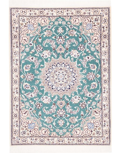 Tappeto Nain 9La Persia azzurro grigio 90x127