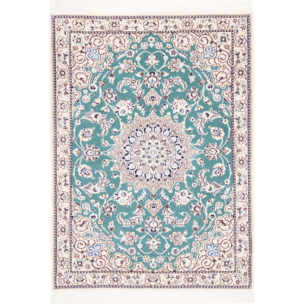 Tappeto Nain 9La Persia azzurro grigio 90x127