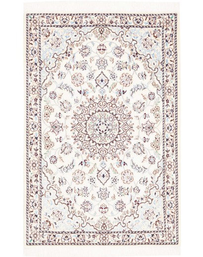 Tappeto Nain 9La Persia beige azzurro 85x122
