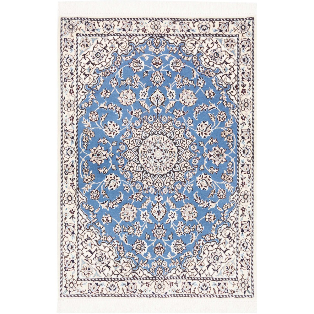 Tappeto Nain 9La Persia azzurro grigio 78x114