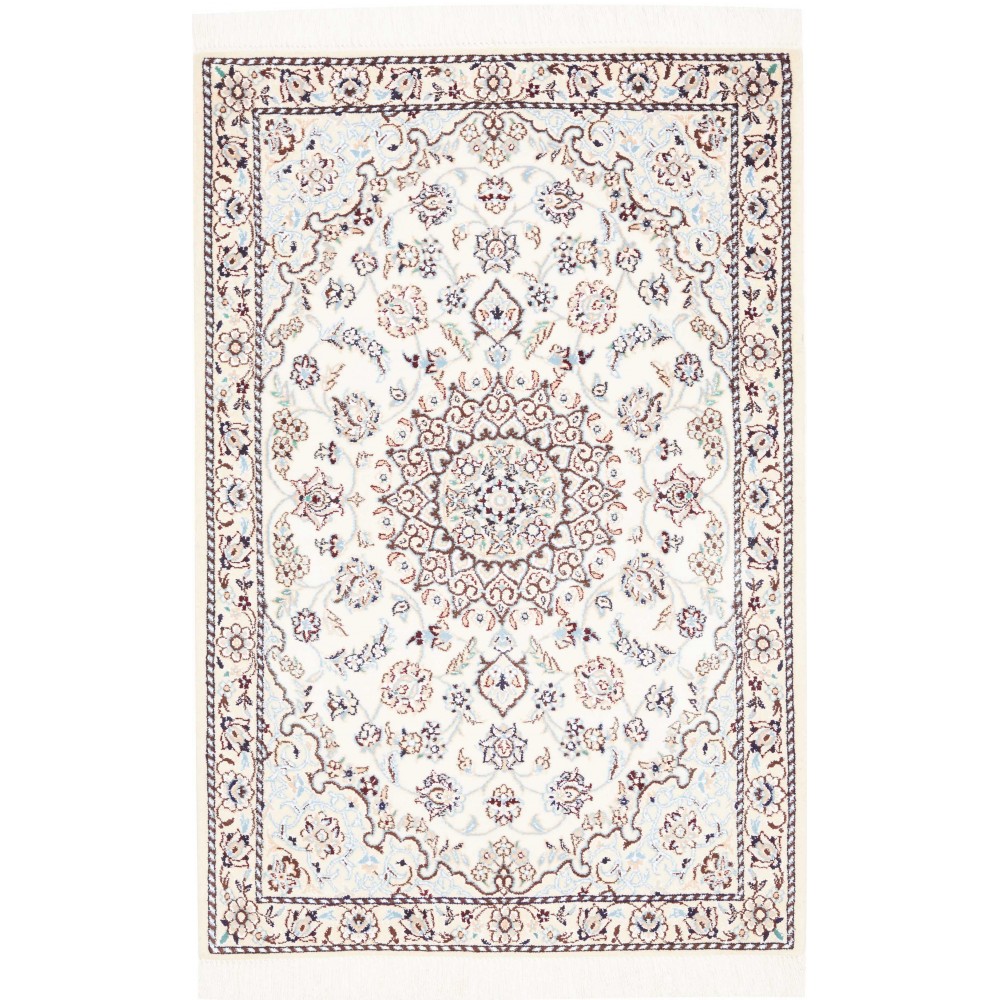 Tappeto Nain 9La Persia beige azzurro 81x122