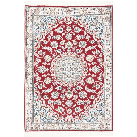 Tappeto Nain 9La Persia bianco marrone 82x118