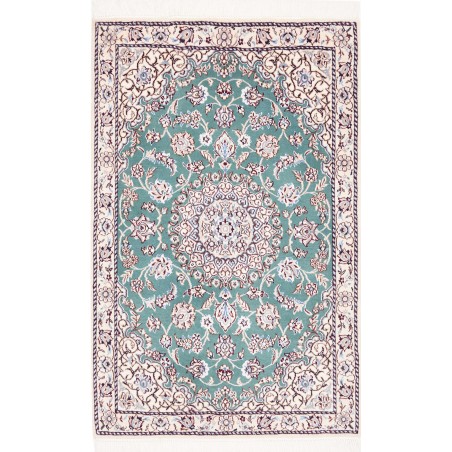 Tappeto Nain 9La Persia bianco verde 81x127