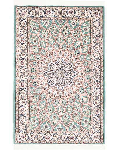 Tappeto Nain 9La Persia bianco grigio 81x126