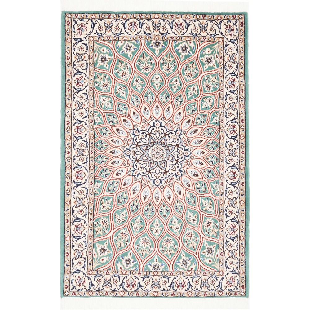 Tappeto Nain 9La Persia bianco grigio 81x126
