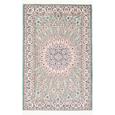 Tappeto Nain 9La Persia bianco grigio 81x126