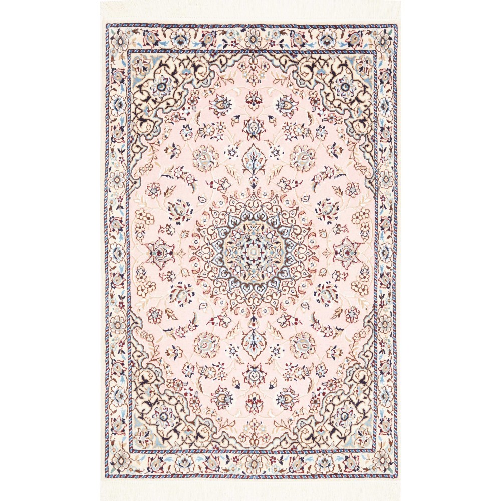 Tappeto Nain 9La Persia bianco grigio 80x120