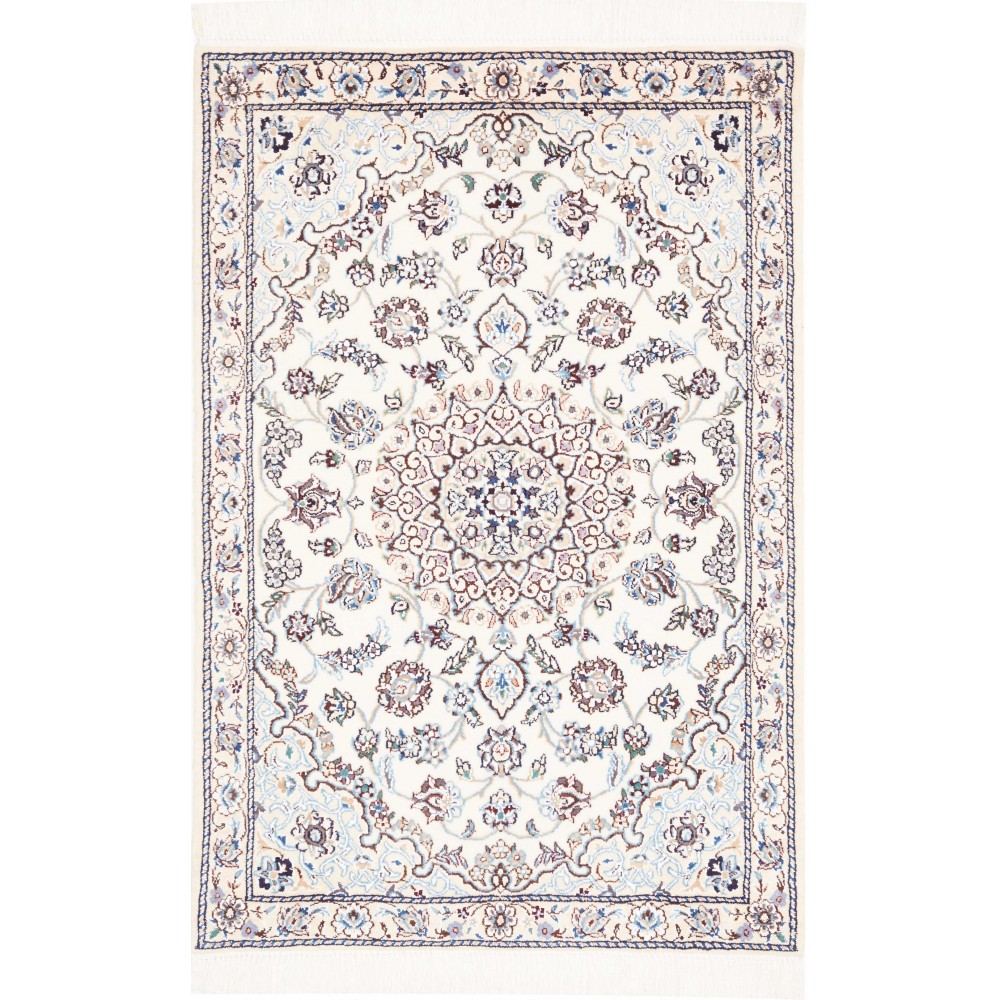 Tappeto Nain 9La Persia beige azzurro 80x119