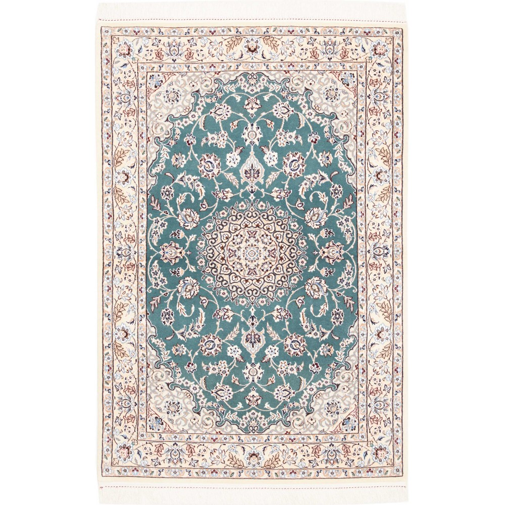 Tappeto Nain 9La Persia azzurro 98x148