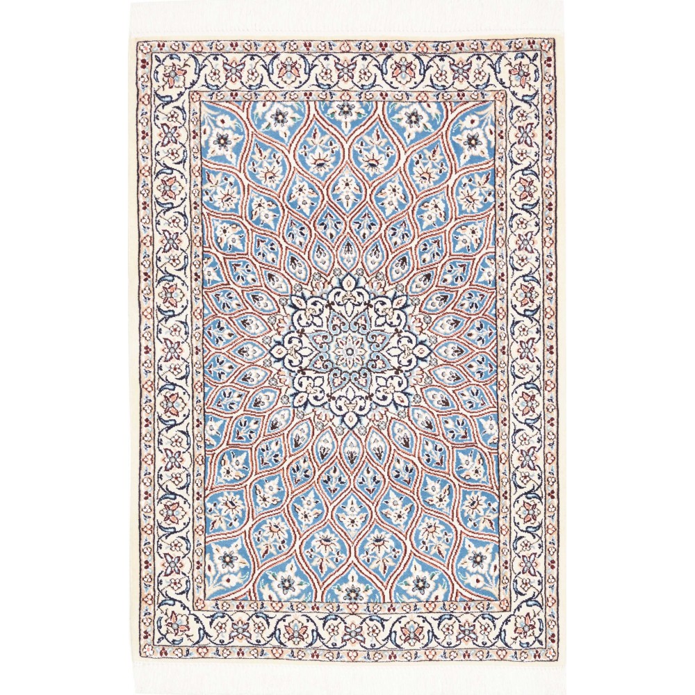 Tappeto Nain 9La Persia bianco grigio 80x121