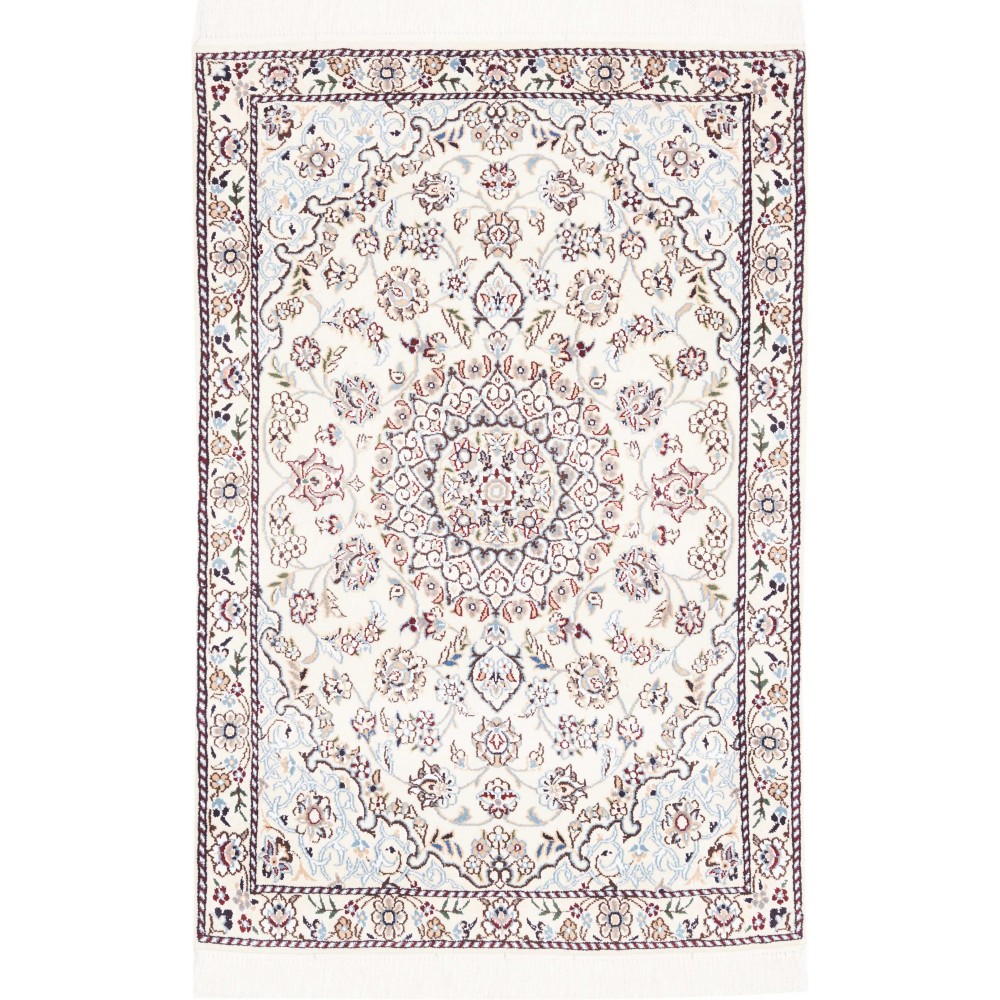 Tappeto Nain 9La Persia beige azzurro 82x120