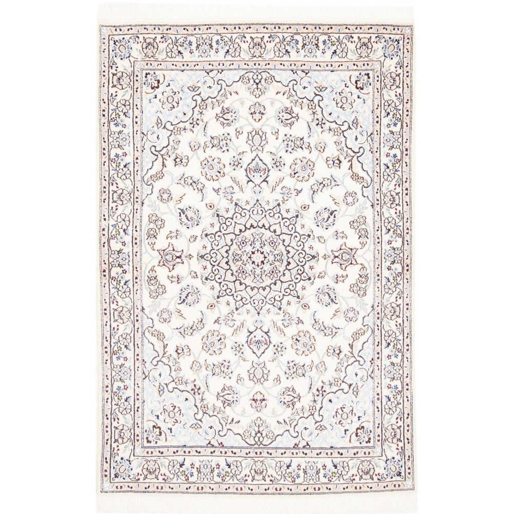 Tappeto Nain 9La Persia beige azzurro 98x149