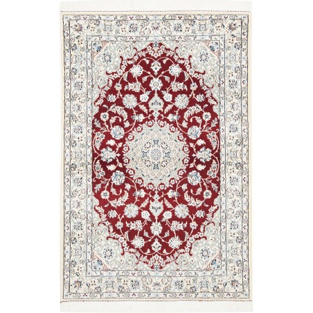 Tappeto Nain 9La Persia bianco grigio 98x155