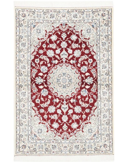 Tappeto Nain 9La Persia bianco marrone 100x152