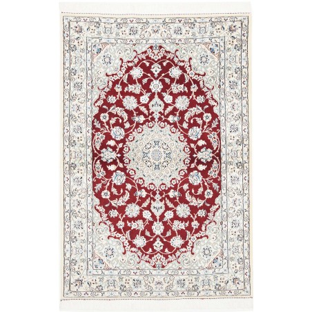 Tappeto Nain 9La Persia bianco marrone 100x152