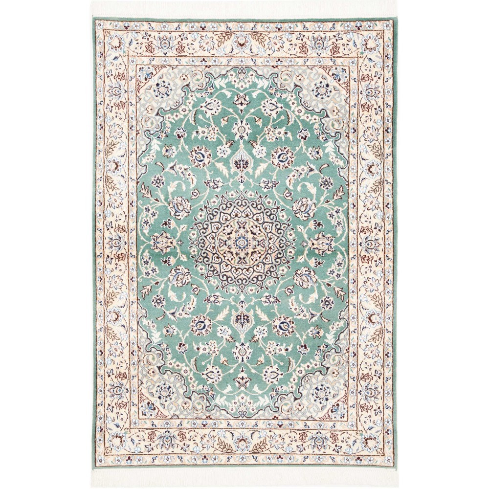 Tappeto Nain 9La Persia bianco grigio 100x147