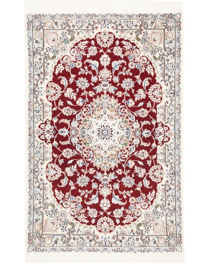 Tappeto Nain 9La Persia bianco grigio 102x155