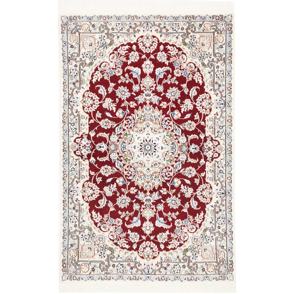 Tappeto Nain 9La Persia bianco grigio 102x155