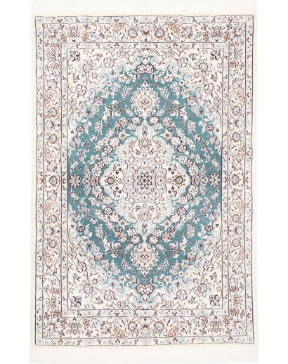 Tappeto Nain 9La Persia beige azzurro 100x150